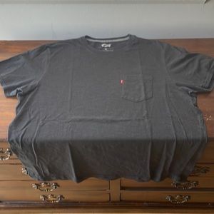 Plain Black Levi T-shirt ‼️
